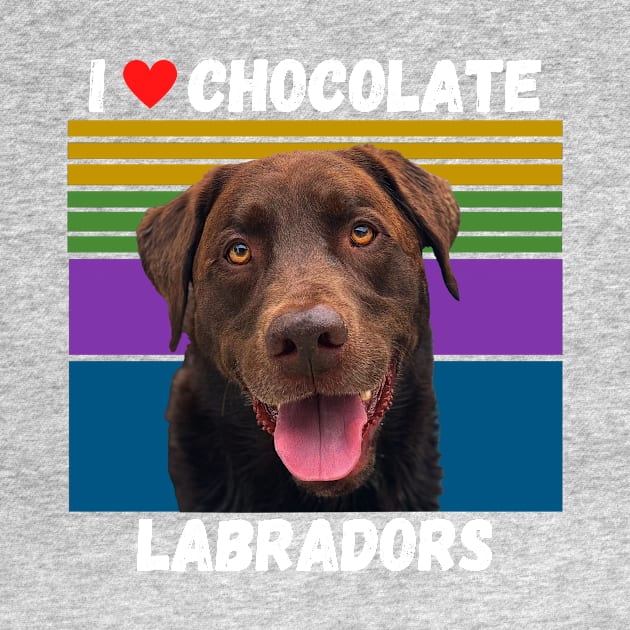 I Love Chocolate Labs by CENTURY PARK DESIGNS